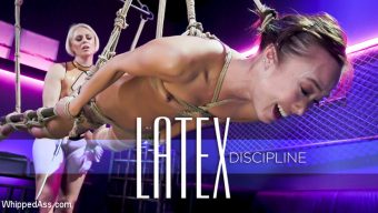 Helena Locke – Latex Discipline: Helena Locke Punishes A Distracted Christy Love