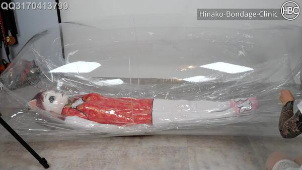 Hinako House of Bondage – Kigurumi Cat Mask Vinyl Bondage! – Bondage Male