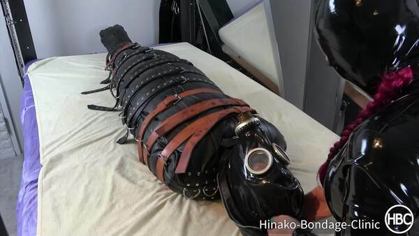 Hinako House of Bondage – Inflatable Leather Rest Sack Tease and Denial – Bondage Male