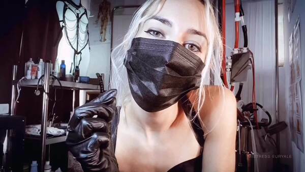 Mistress Euryale — French — Black Latex Glove Fetish JOI