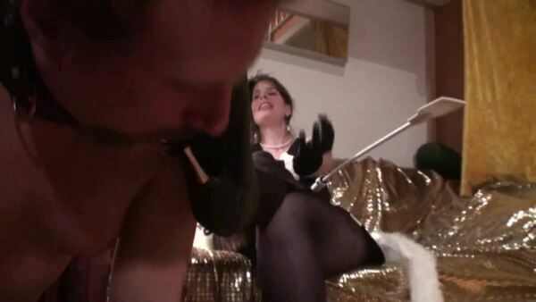 Femdom Austria – Glamorous Femdom Spanking Slave Who Worships Her Shoes