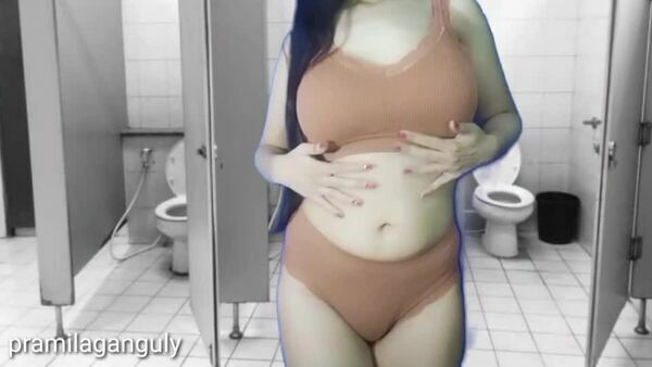 PramilaGanguly — IndianMistressPramilaGanguly — Very Dirty Kinky Humiliating Public Toilet JOI