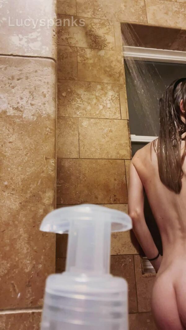 LucySpanks — Naked Shower for Losers
